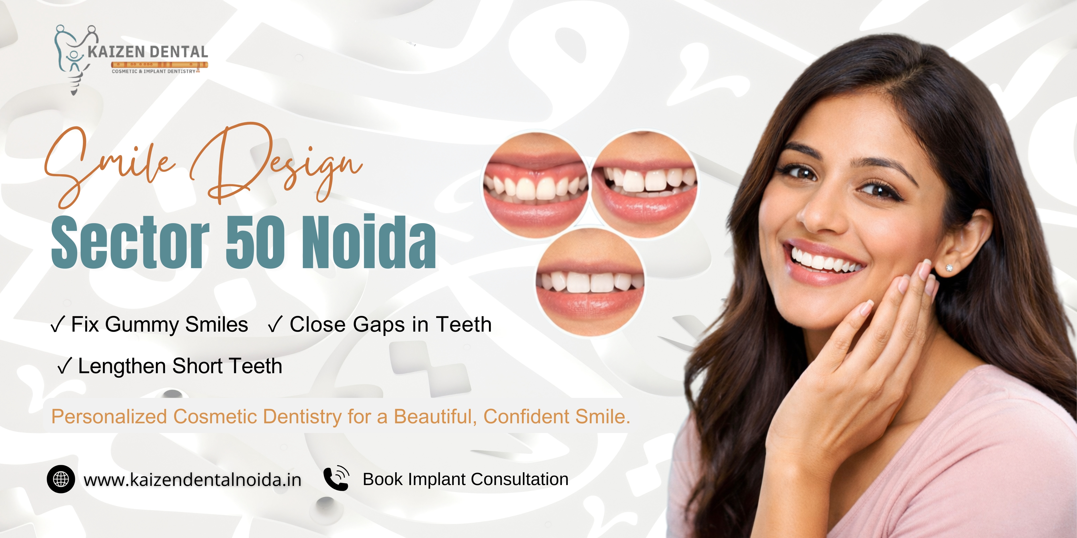 smile-design-sector-50-noida-gummy-smile-gap-teeth-kaizen-dental
